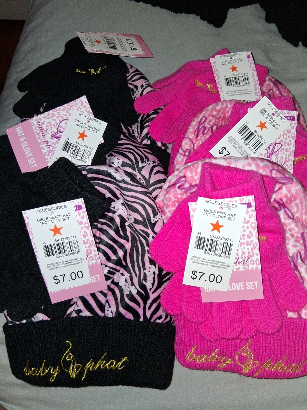 Baby Phat Hat & Glove Set - Girls, New with Tags! thumbnail