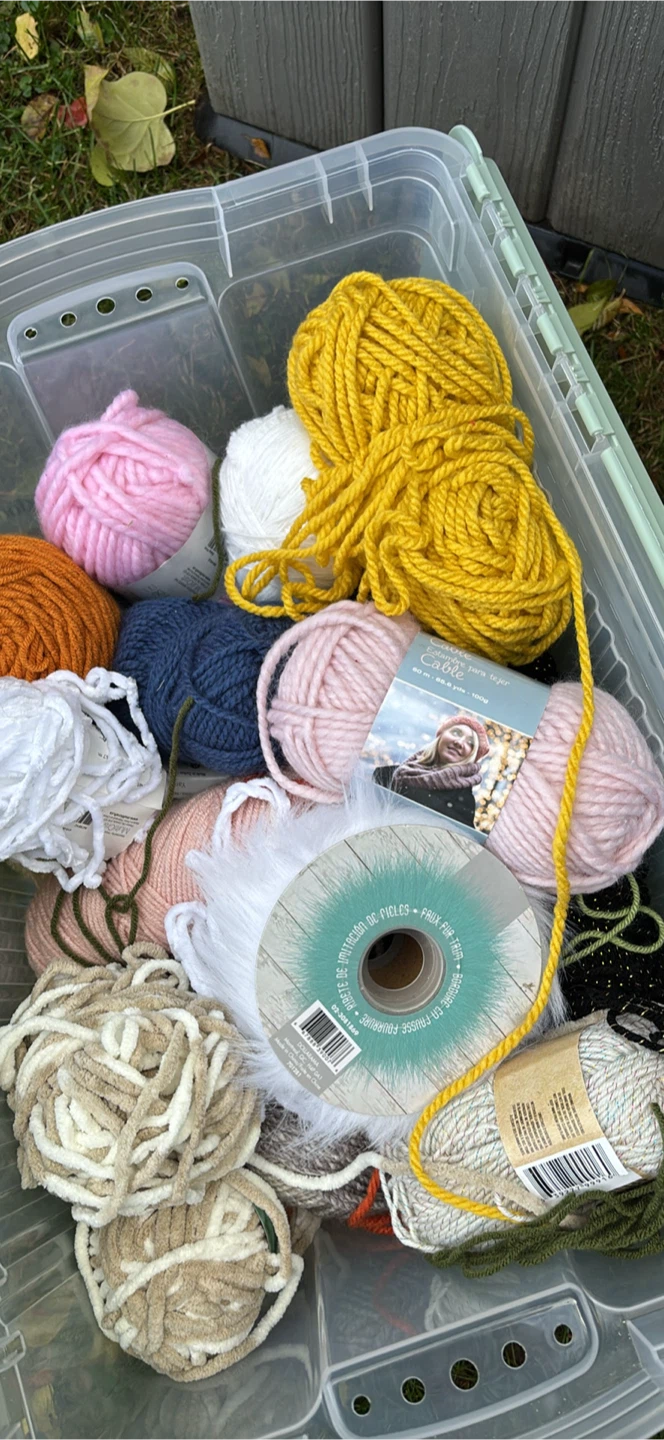 Yarn Lot ( tote not included )