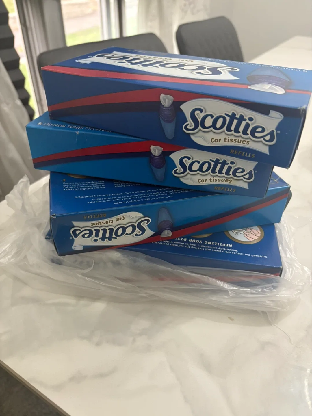 Scotties Car Tissues Refills (4 boxes) image indicator(3)
