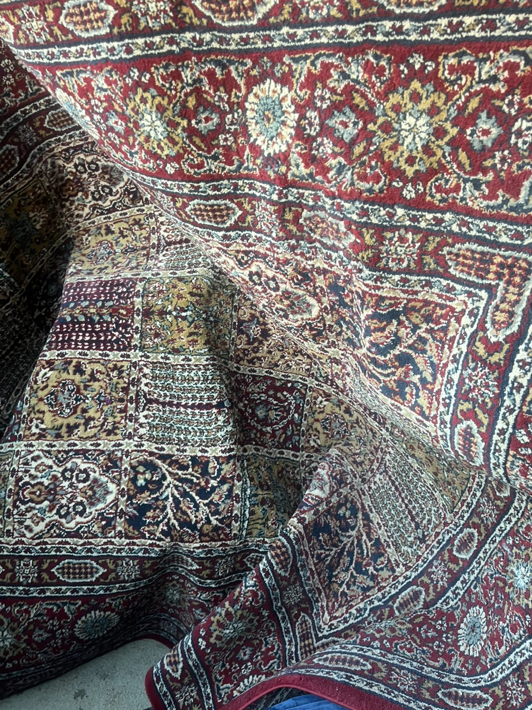 Valby Ruta Rug - Red Patterned Carpet - photo 2