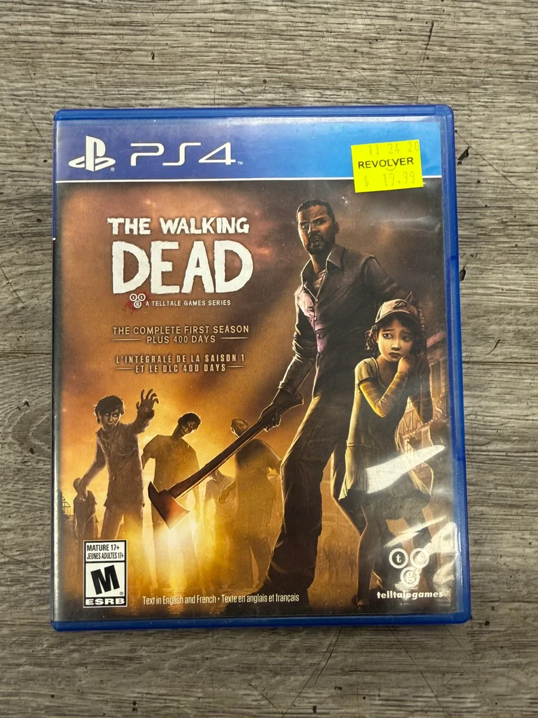The Walking Dead: The Complete First Season PS4 Disc thumbnail
