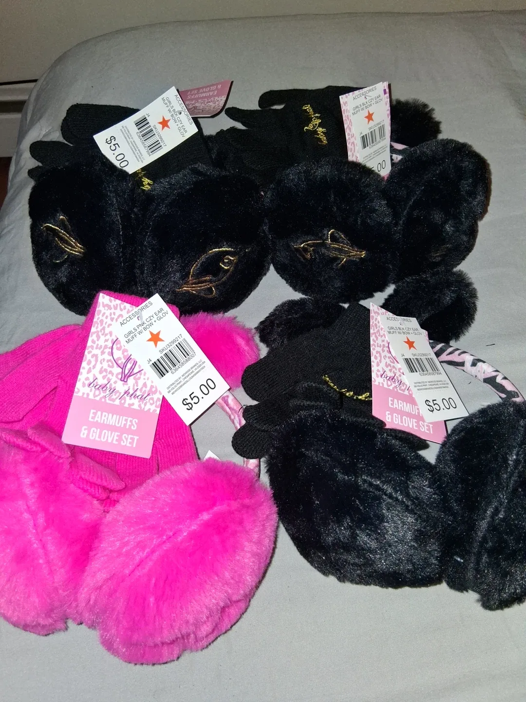 Baby Phat Earmuffs & Glove Set - New! thumbnail