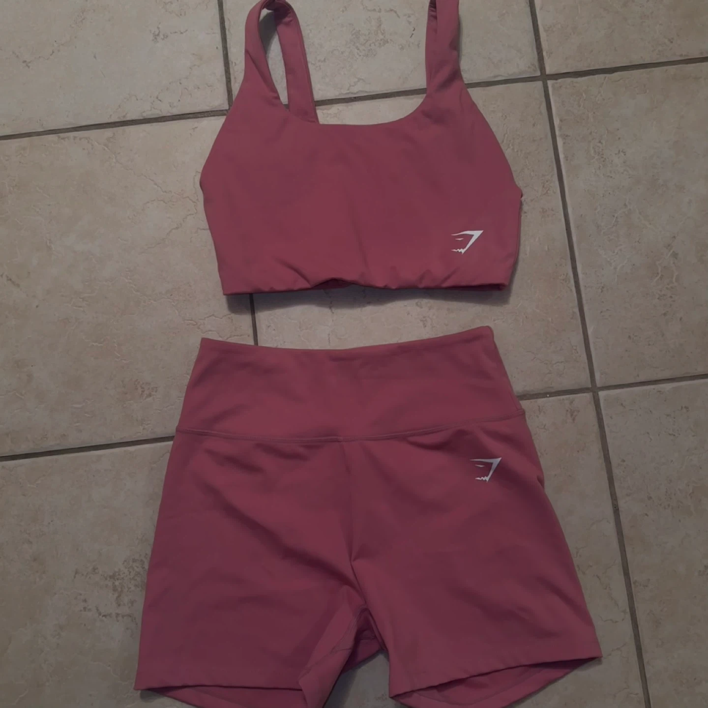 Gymshark Matching Set Dusty Rose