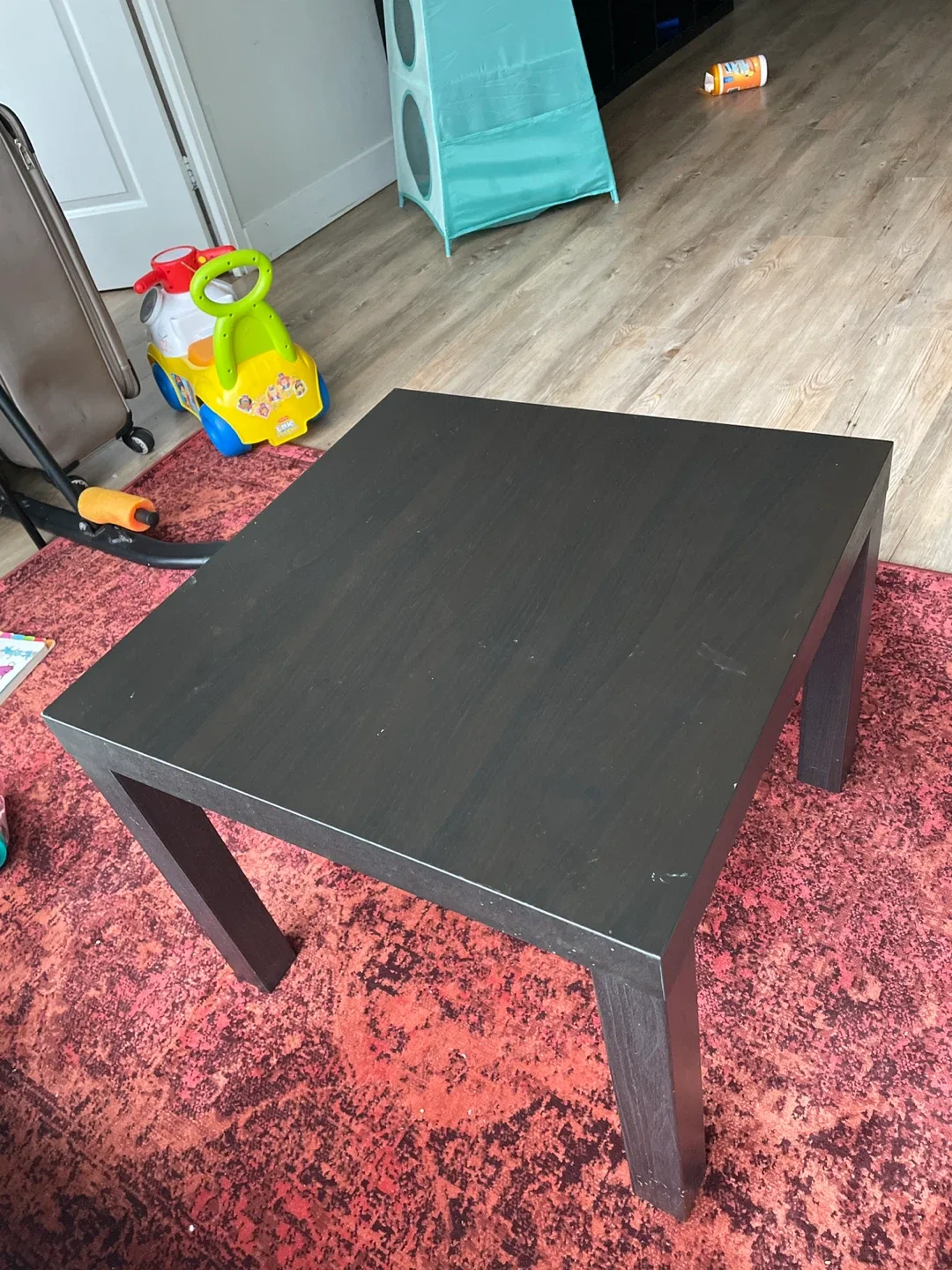 Dark Brown Coffee Table - 23x23 inches thumbnail