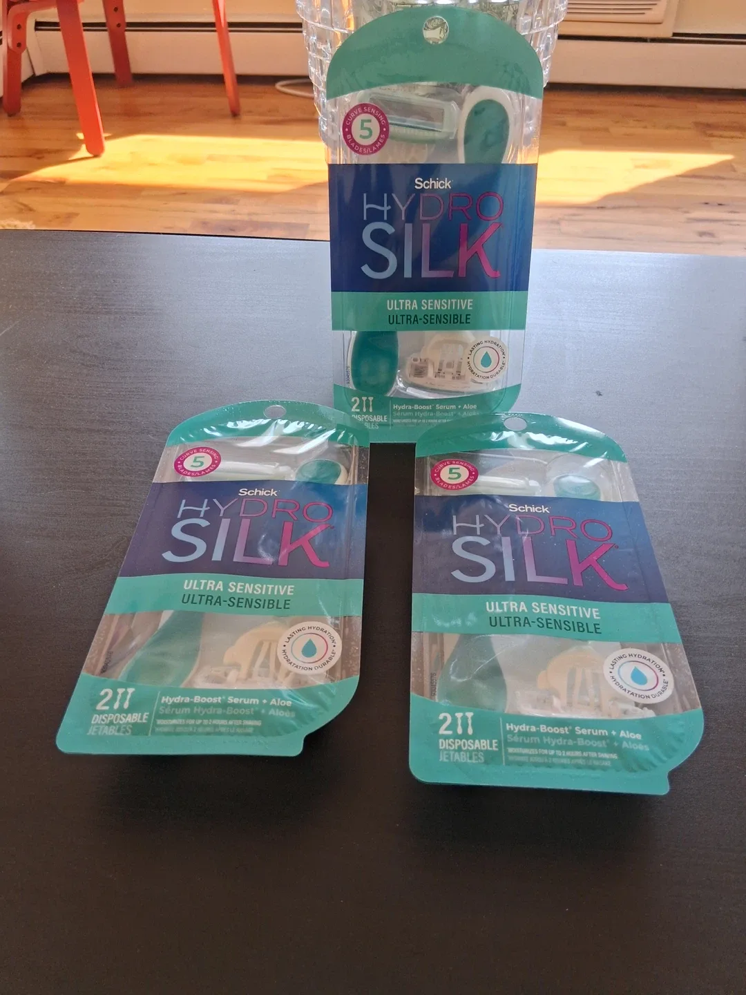 Schick Hydro Silk Ultra Sensitive Disposable Razors (2) thumbnail