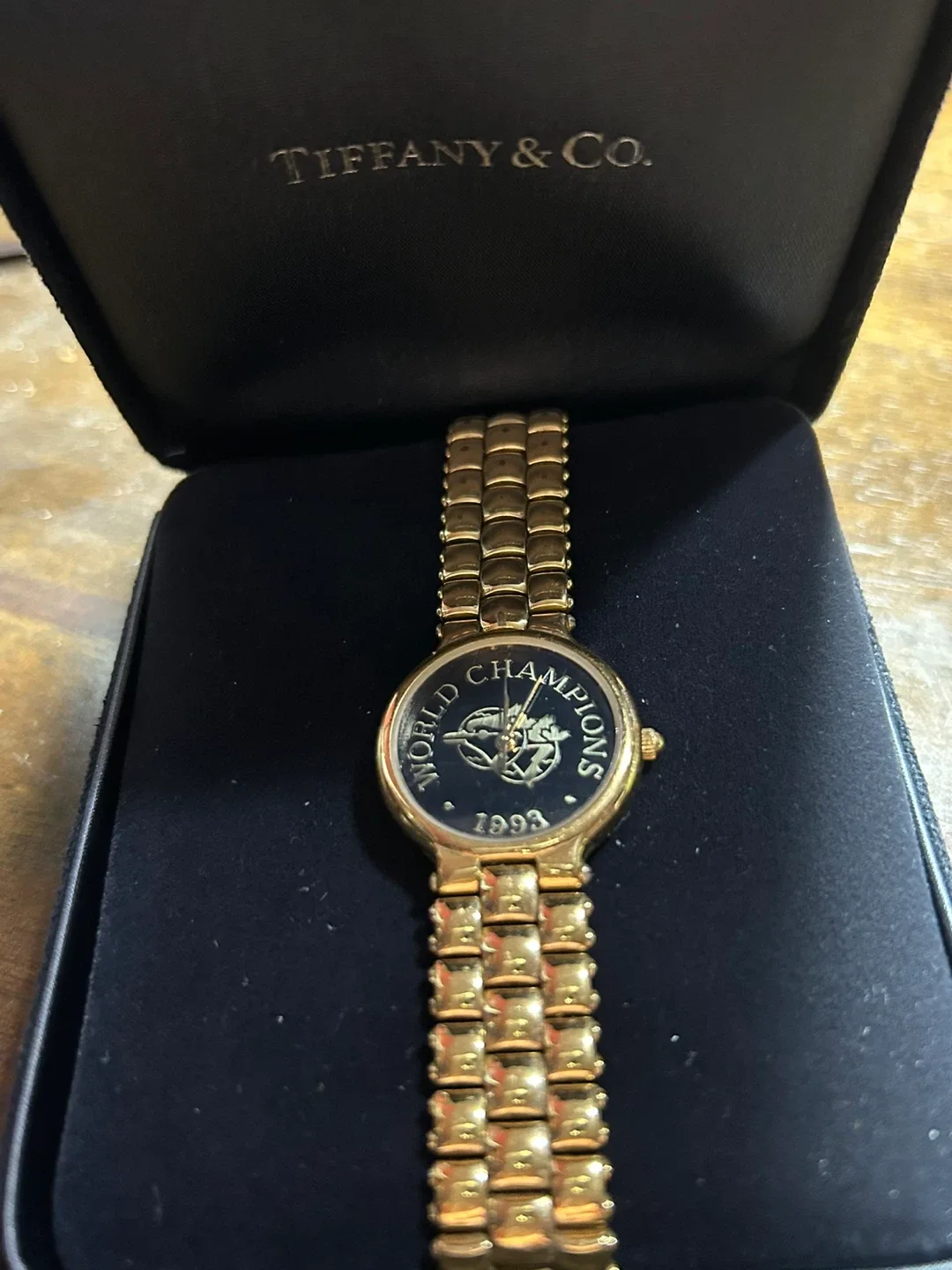 Rare 1993 Blue Jays Tiffany 1993 World Series Swiss Watch thumbnail