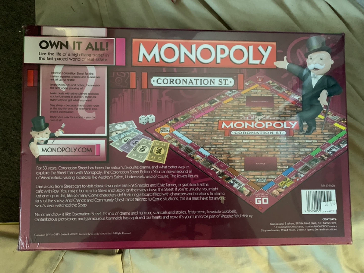 Monopoly Coronation St. Edition Board Game - photo 2