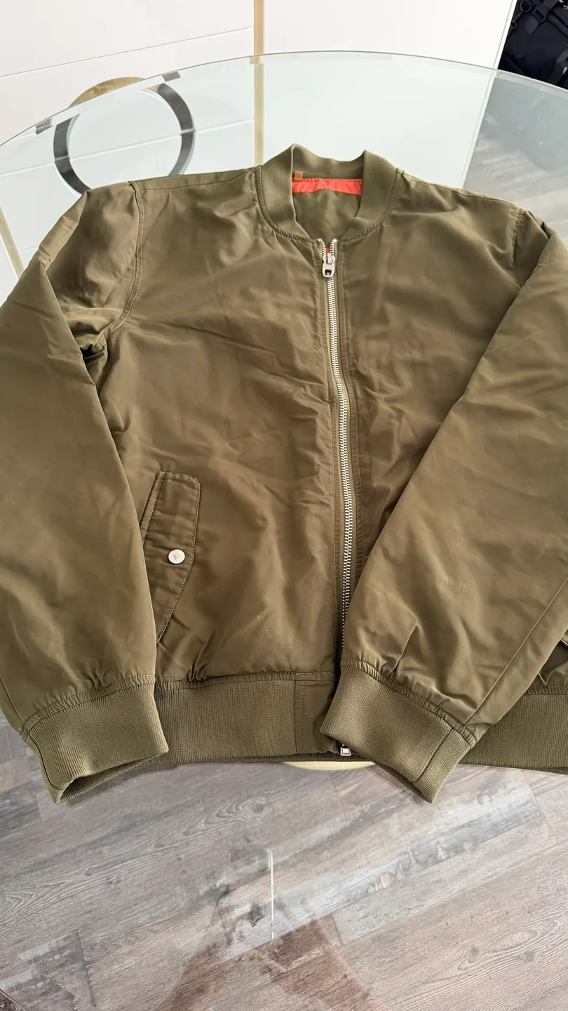 Tommy Hilfiger Olive Bomber Jacket image indicator(2)