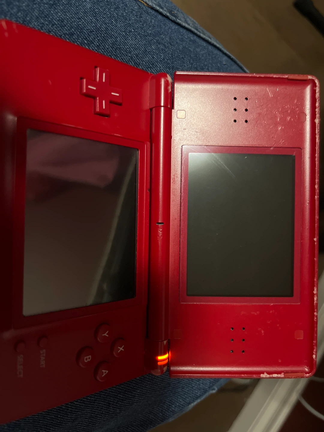 Red Nintendo DS with Charger - photo 2