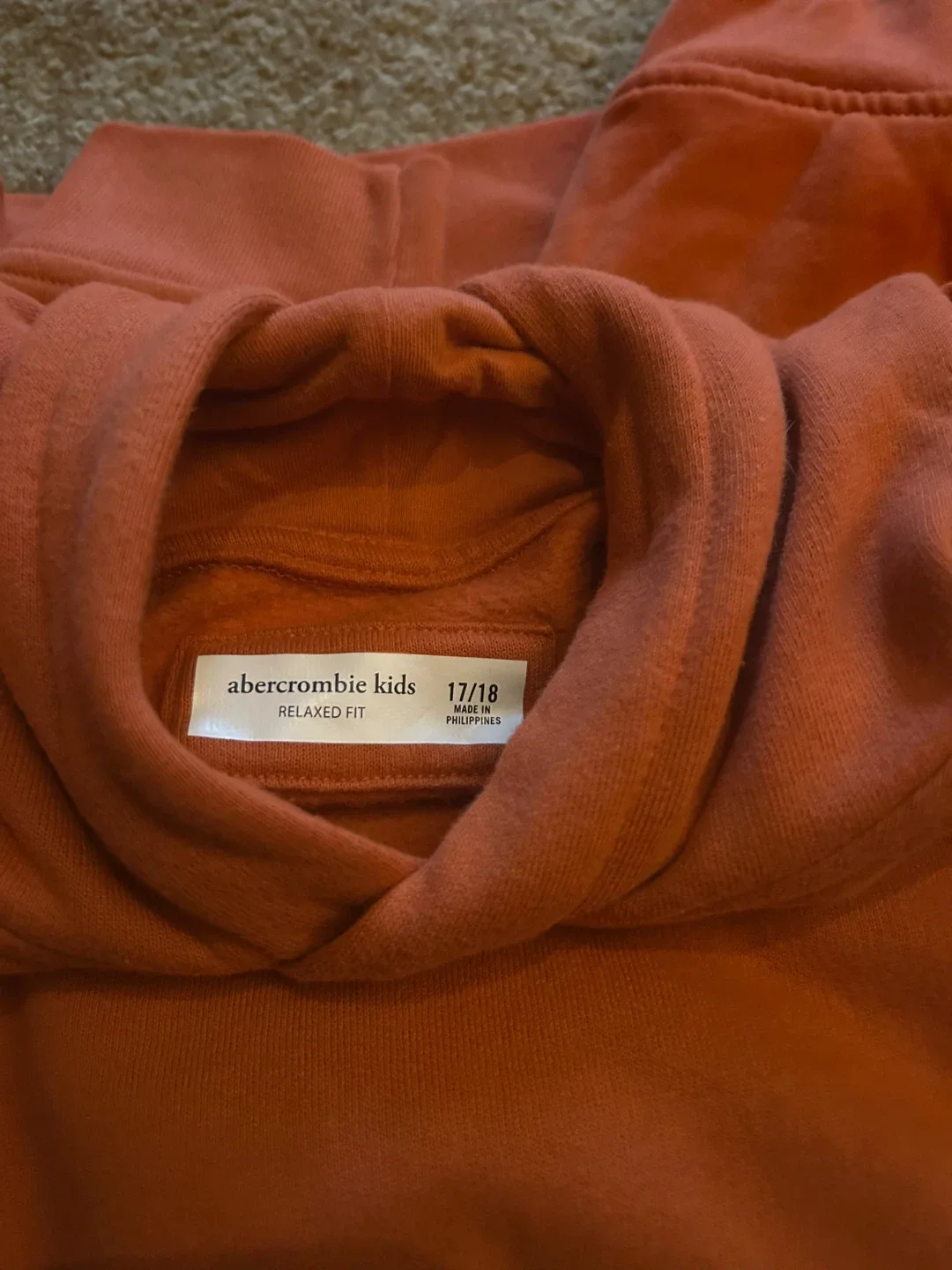 Abercrombie & Fitch Orange Kids Hoodie 17/18 image indicator(6)