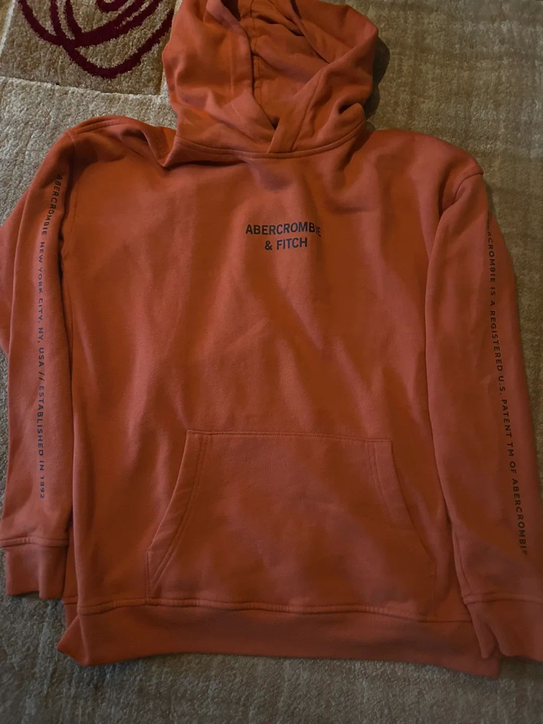Abercrombie & Fitch Orange Kids Hoodie 17/18 image indicator(2)