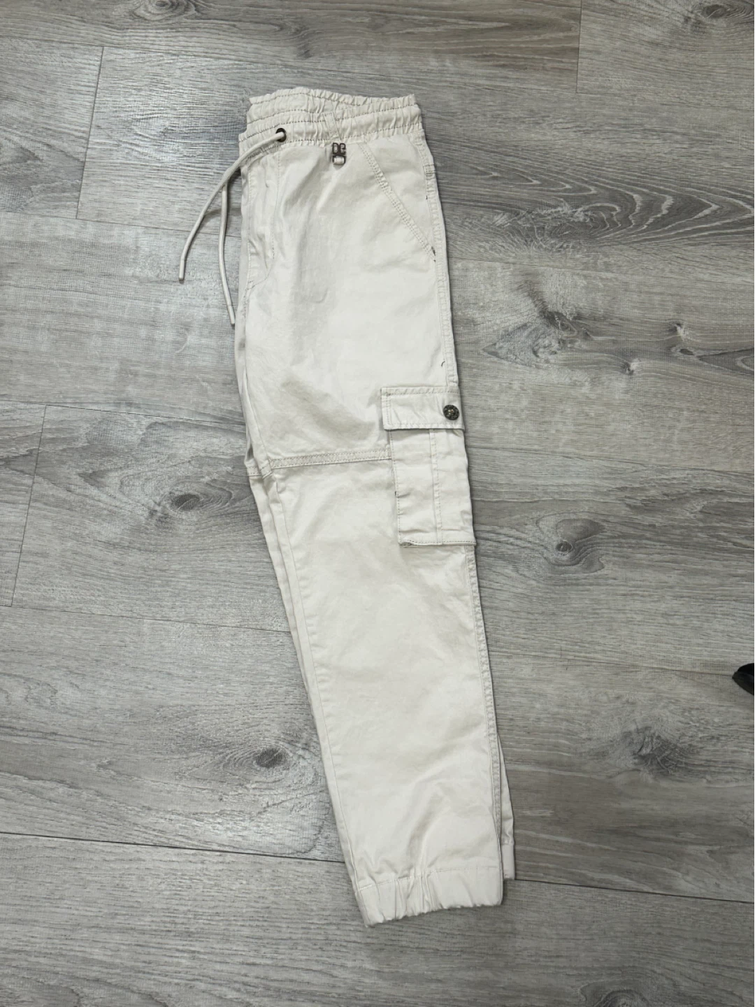 Beige Cargo Pants