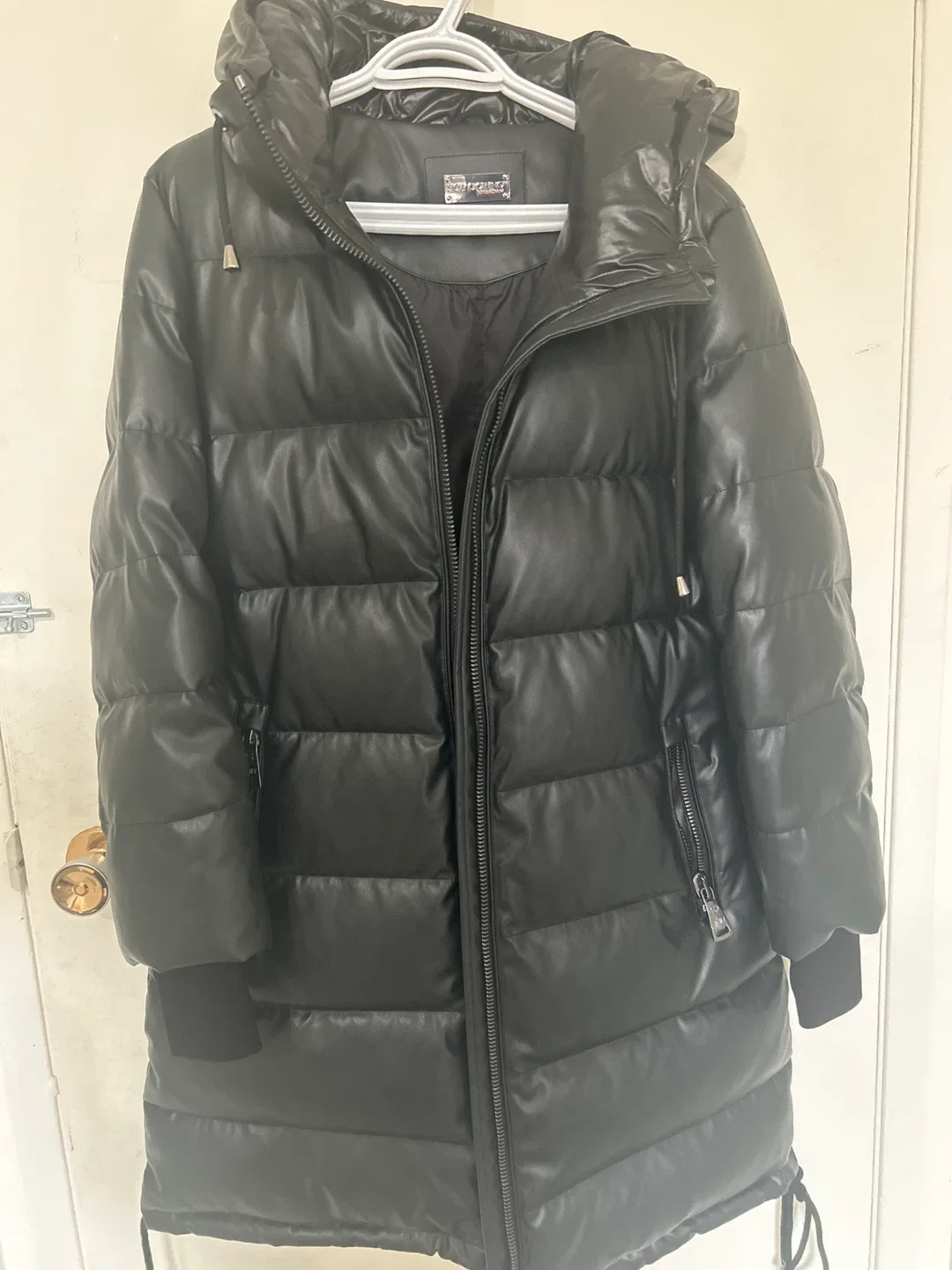 Sicily Clothing Black Puffer Coat