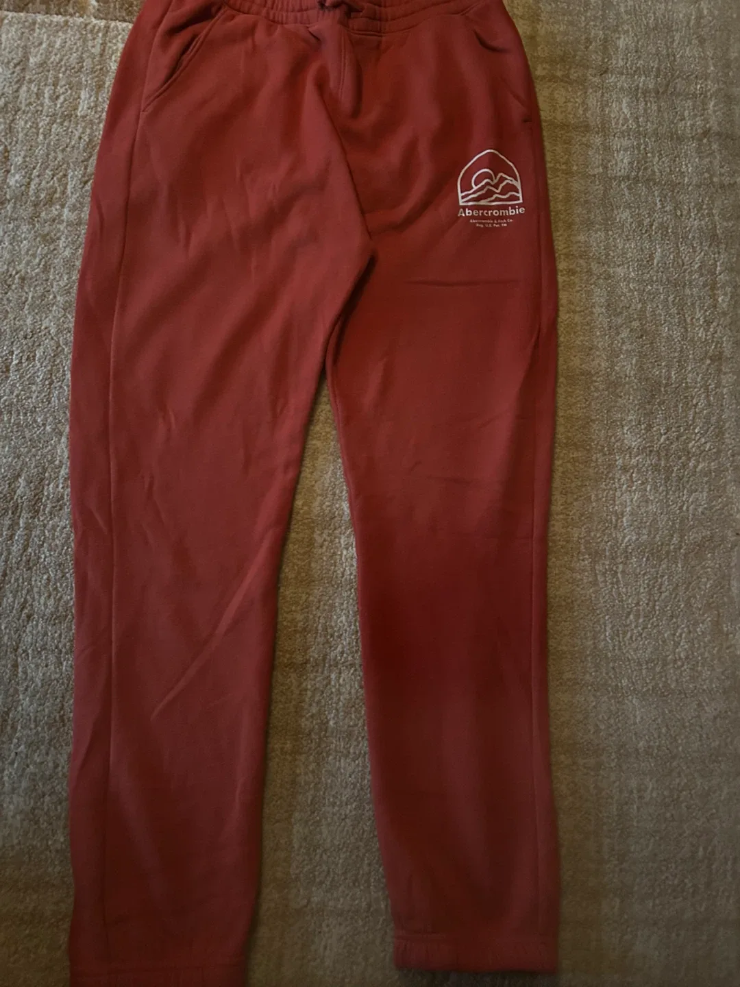 Abercrombie Kids Red Sweatpants Size 17/18 image indicator(3)