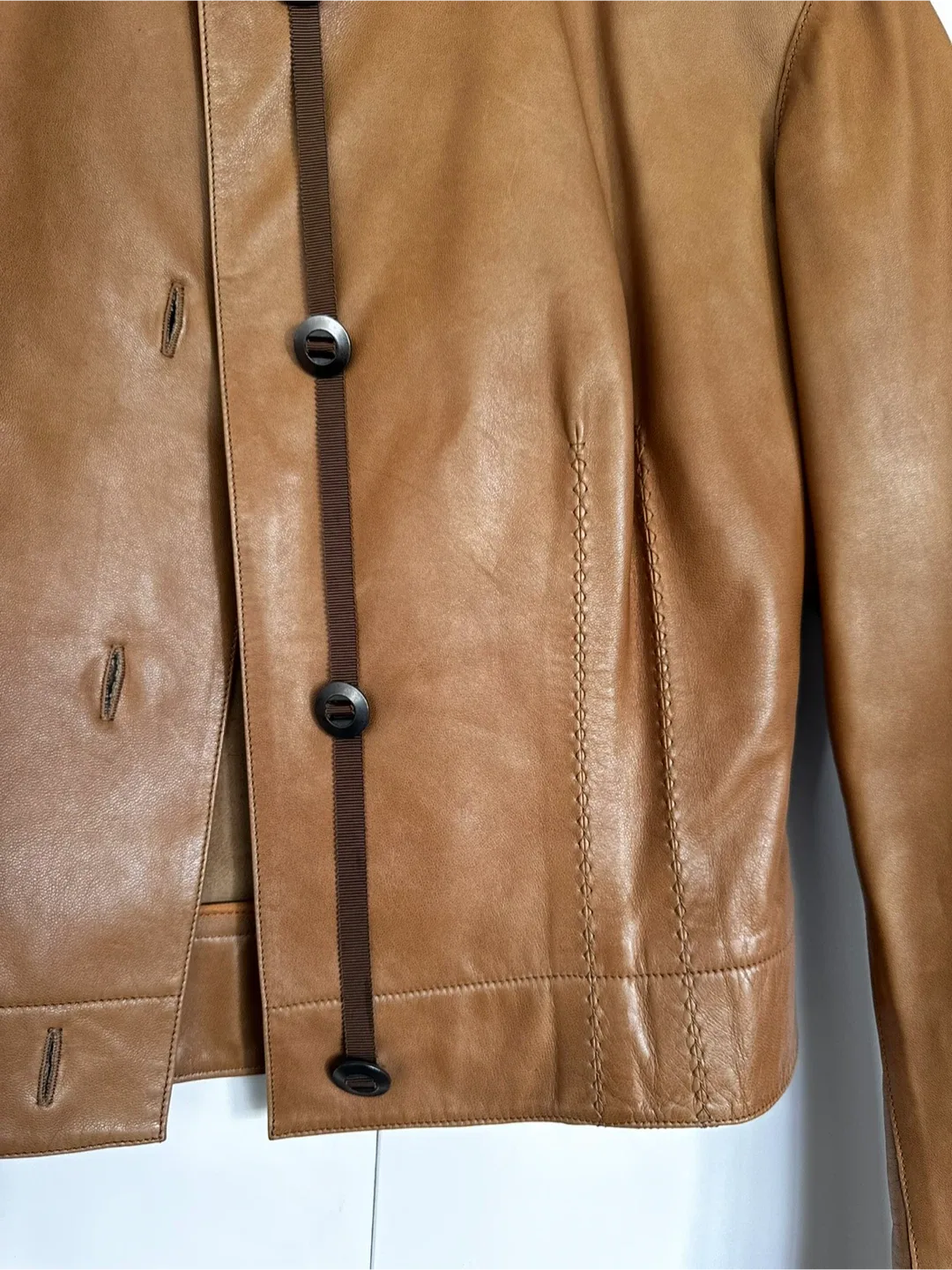 Lanvin Paris Leather Jacket Size 36 image indicator(2)