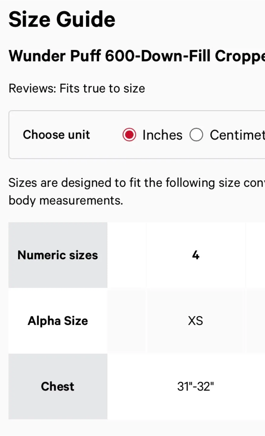 Lululemon Wunder Puff Cropped Jacket, Size 4, Green image indicator(5)