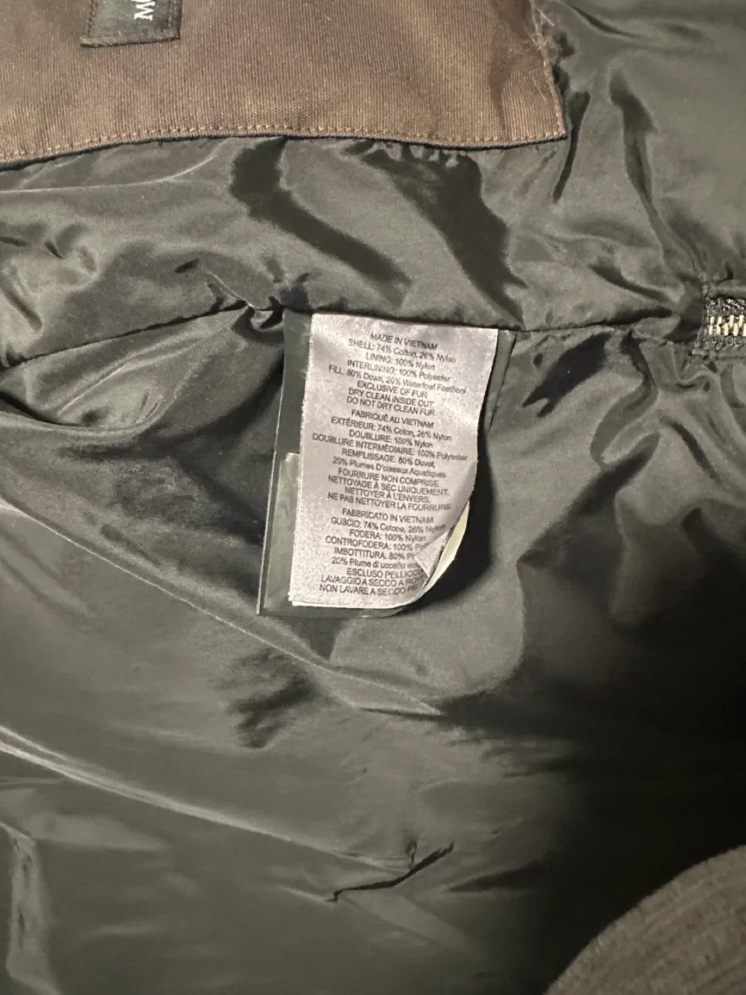 Moose Knuckles Down Puffer Jacket, Brown image indicator(9)