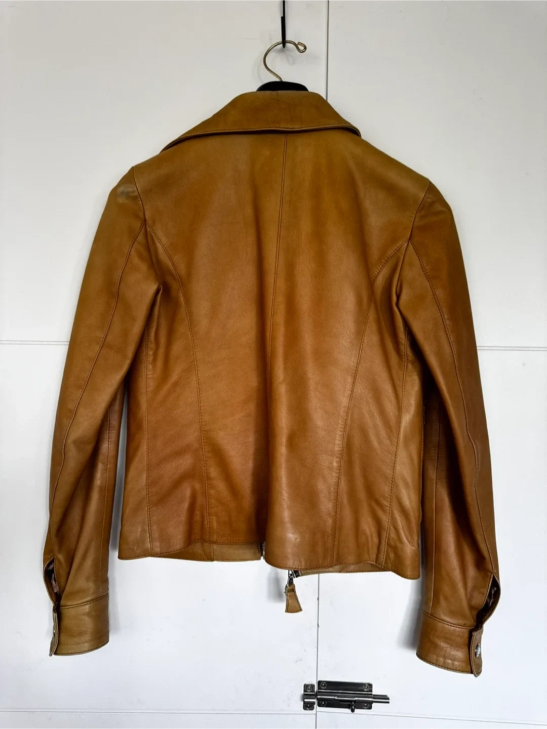 Vintage Dolce & Gabbana Brown Leather Jacket image indicator(2)