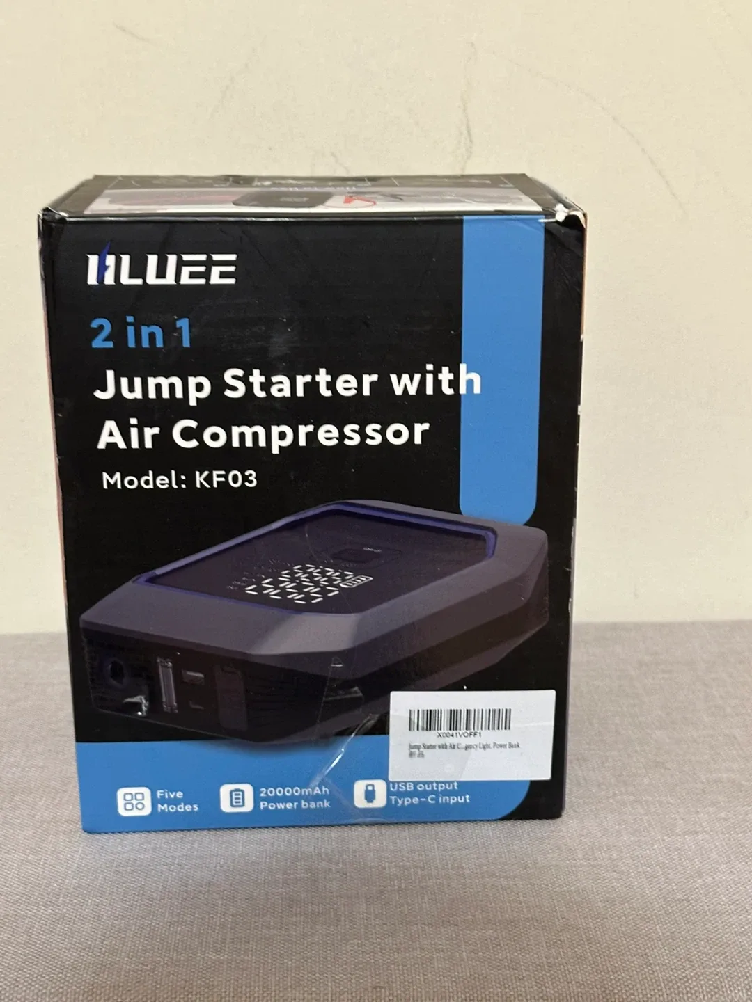 IILUEE Jump Starter with Air Compressor image indicator(4)