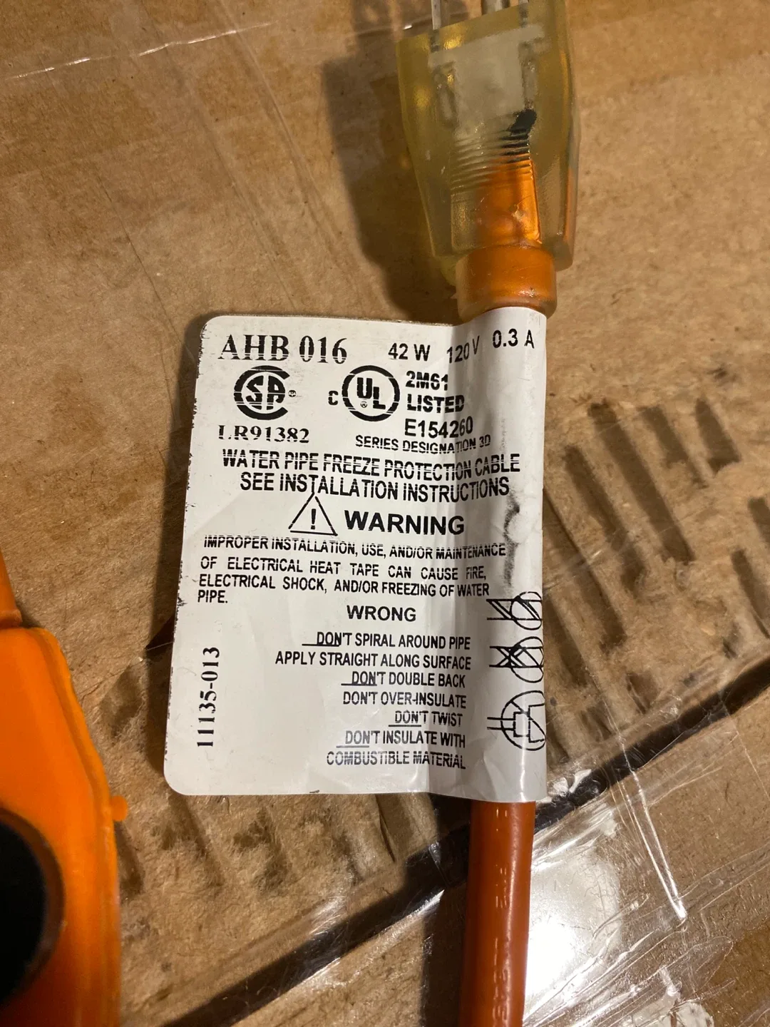 Water Pipe Freeze Protection Cable image indicator(2)