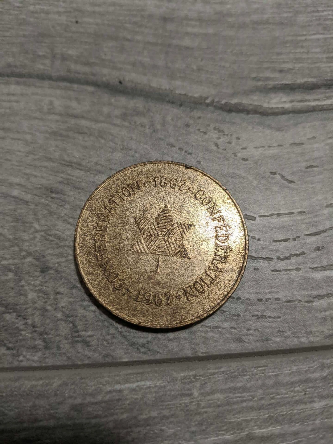 Canada Confederation 1967 Token 🥕 - photo 2