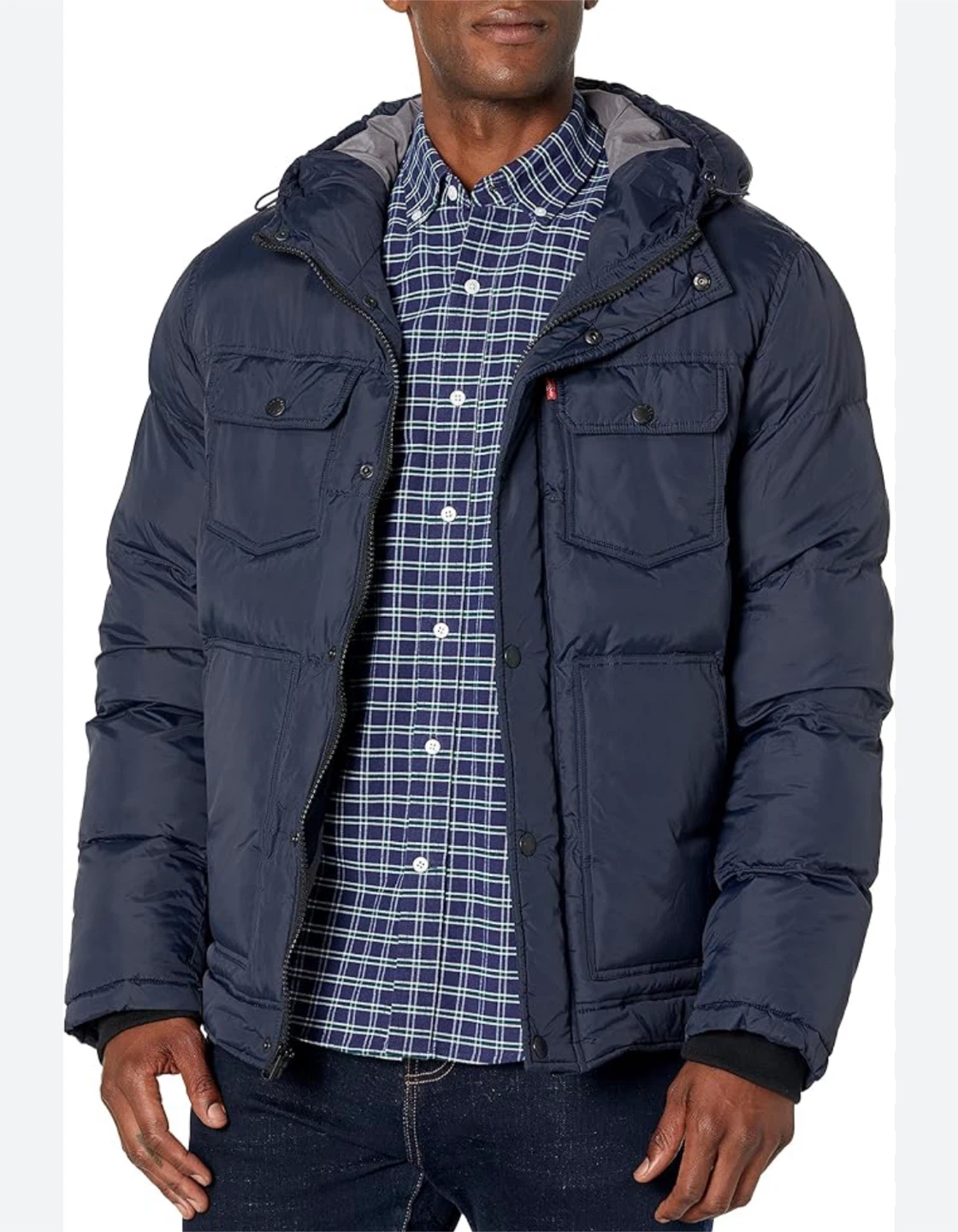 Levi's Puffer Winter Jacket - Black - photo 5
