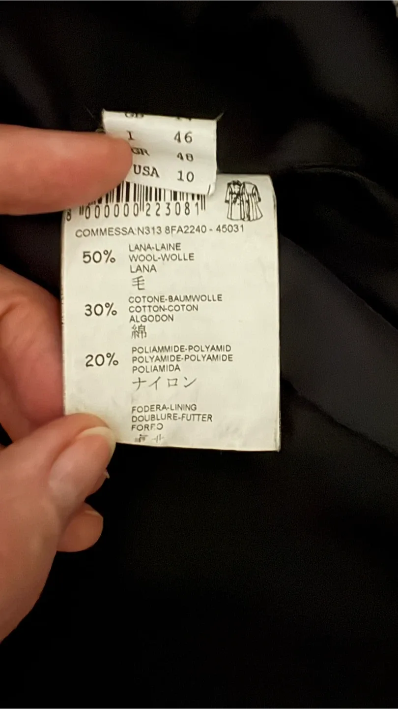 Italian Patterned Coat - Size USA 10 image indicator(5)