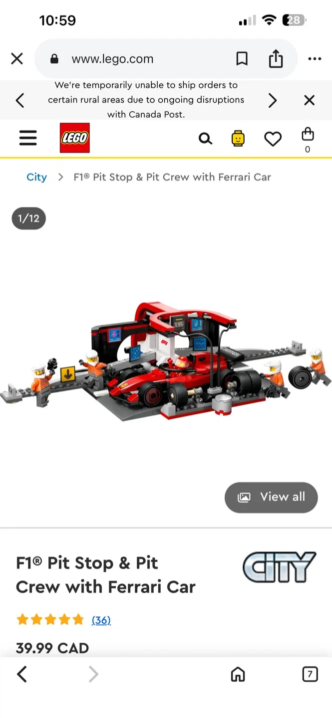 LEGO City F1 Pit Stop & Pit Crew with Ferrari Car image indicator(2)