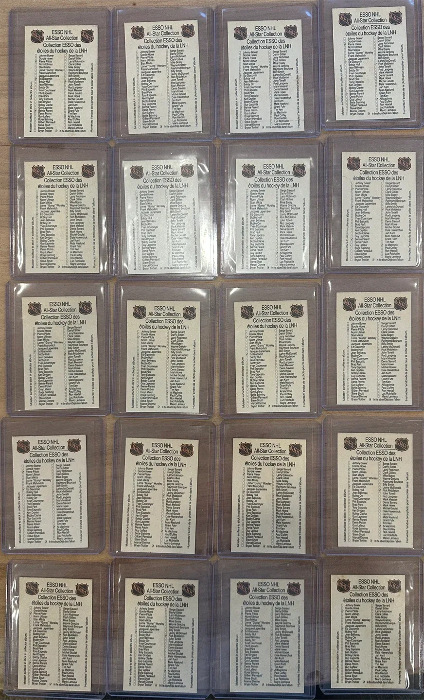 1988/89 ESSO NHL ALL-STAR BOBBY ORR STICKER CARDS image indicator(2)