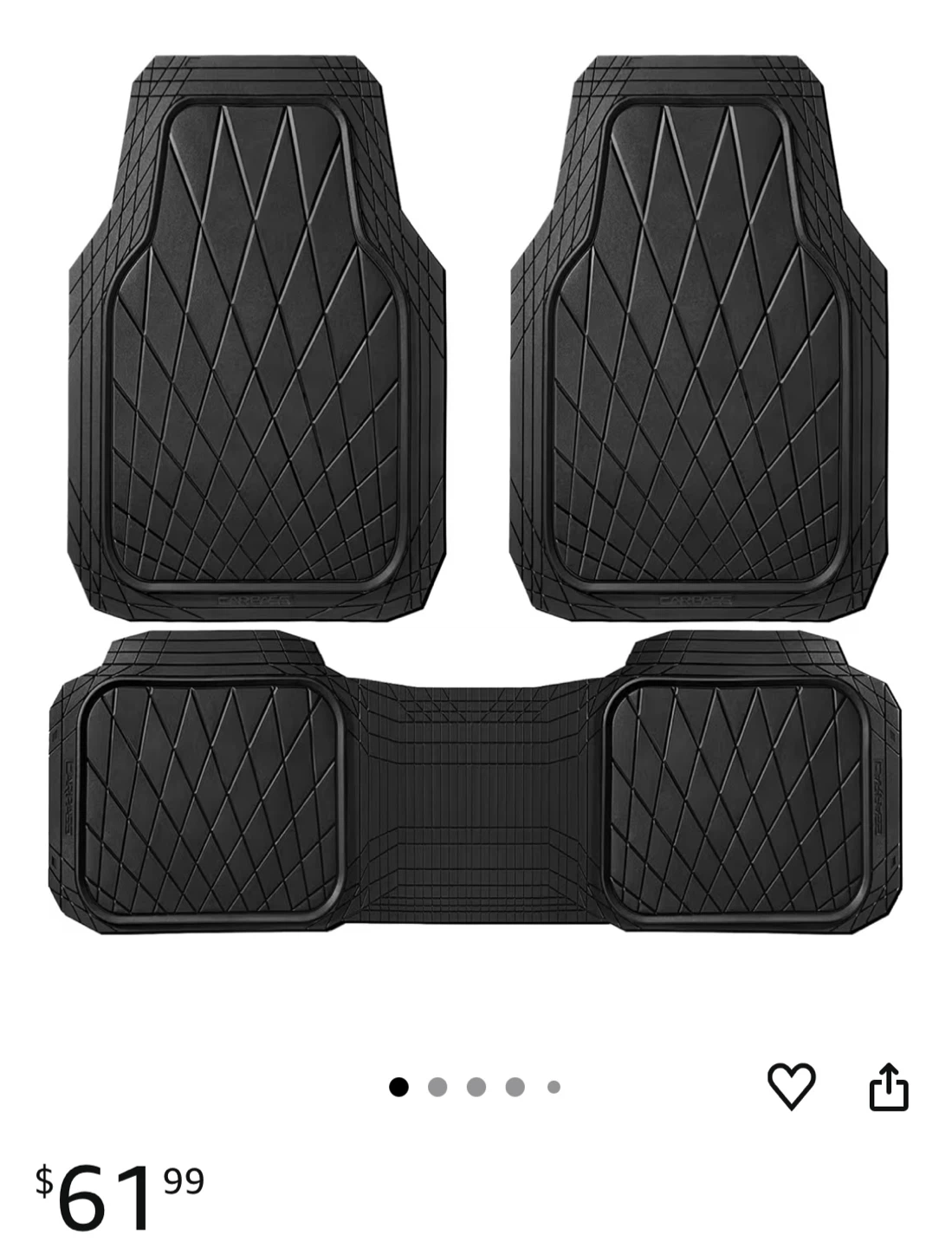 CARPASS Universal Trim-to-Fit Car Floor Mats - NEW - photo 3