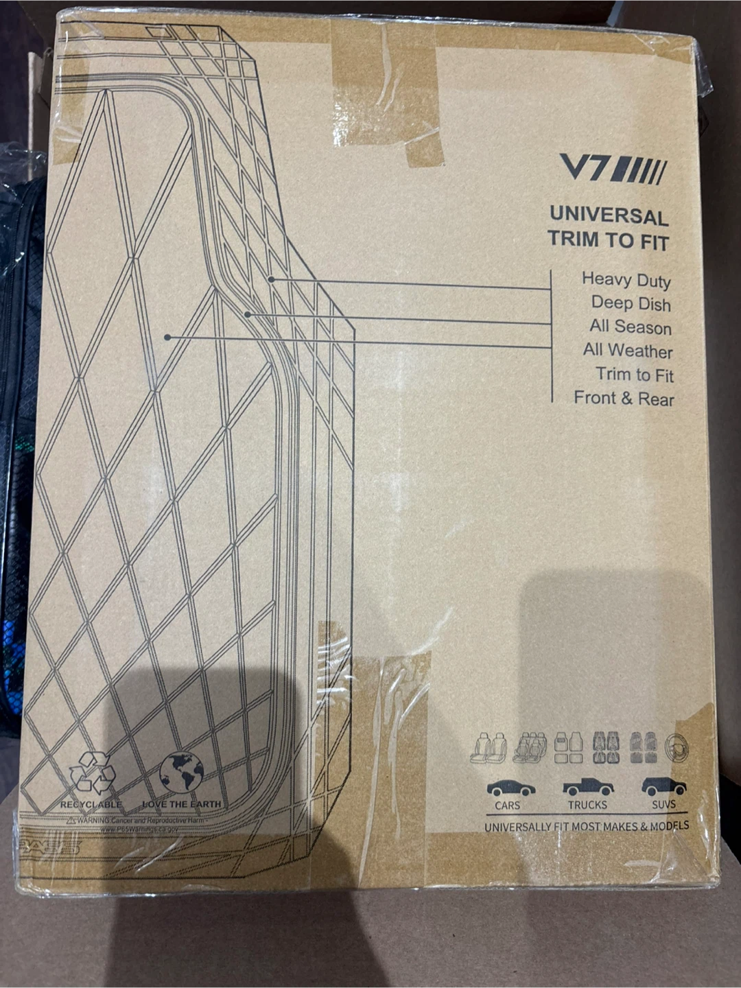 CARPASS Universal Trim-to-Fit Car Floor Mats - NEW