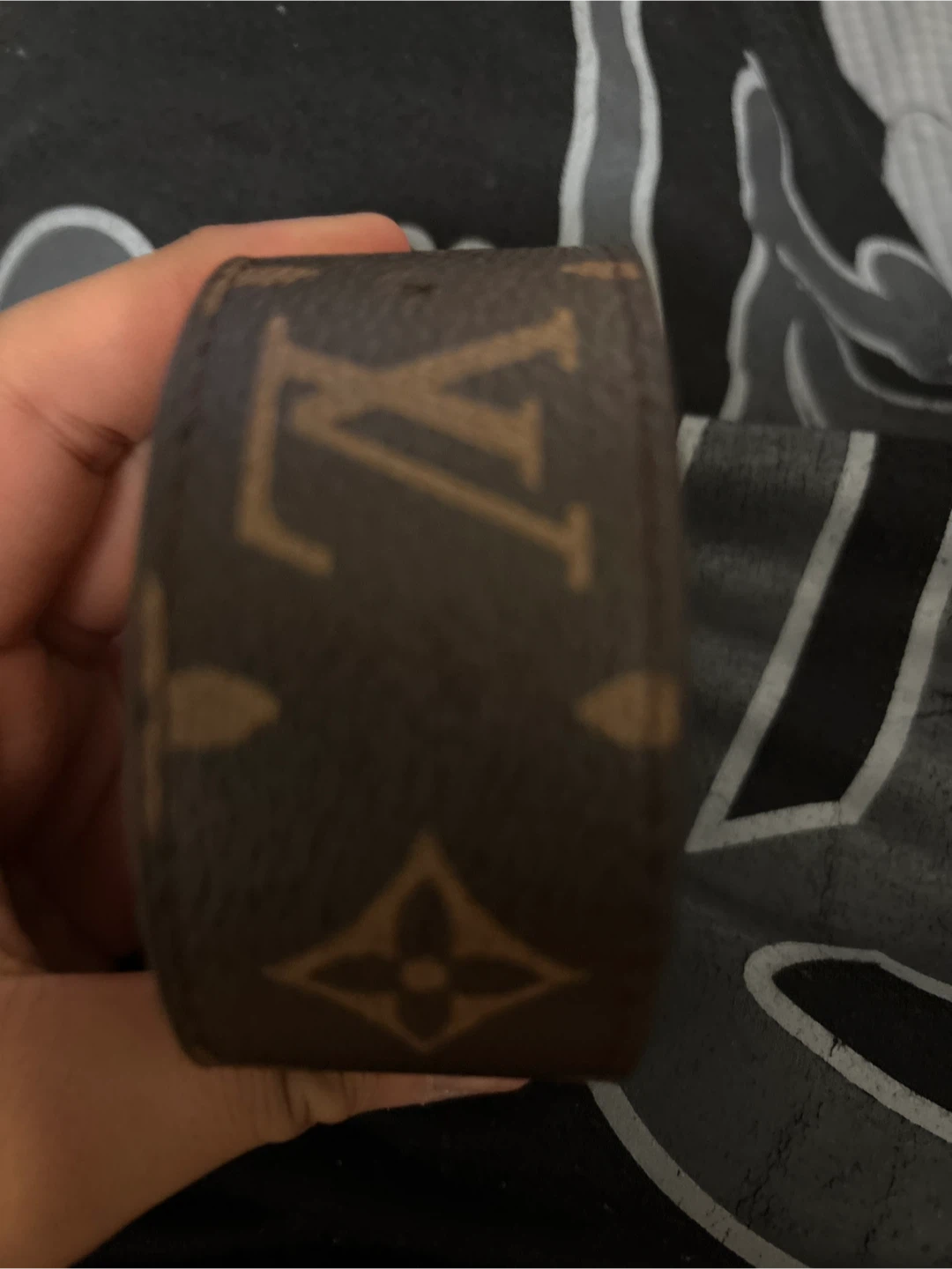 Louis Vuitton Brown Leather Belt Size 42