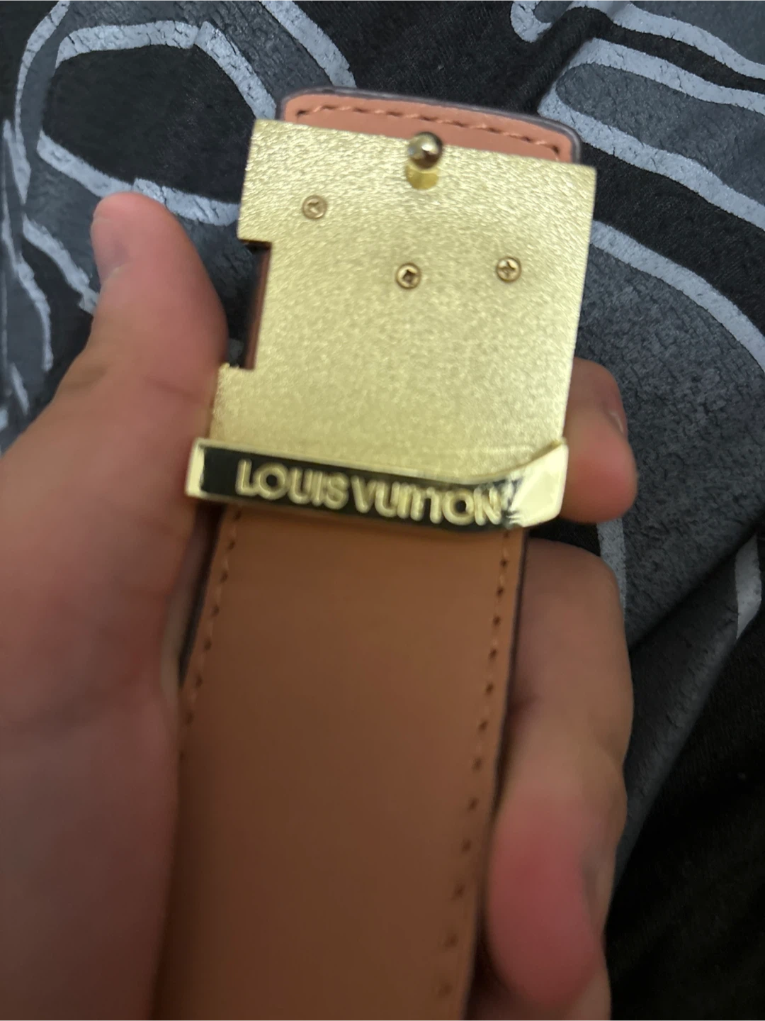 Louis Vuitton Brown Leather Belt Size 42 - photo 4