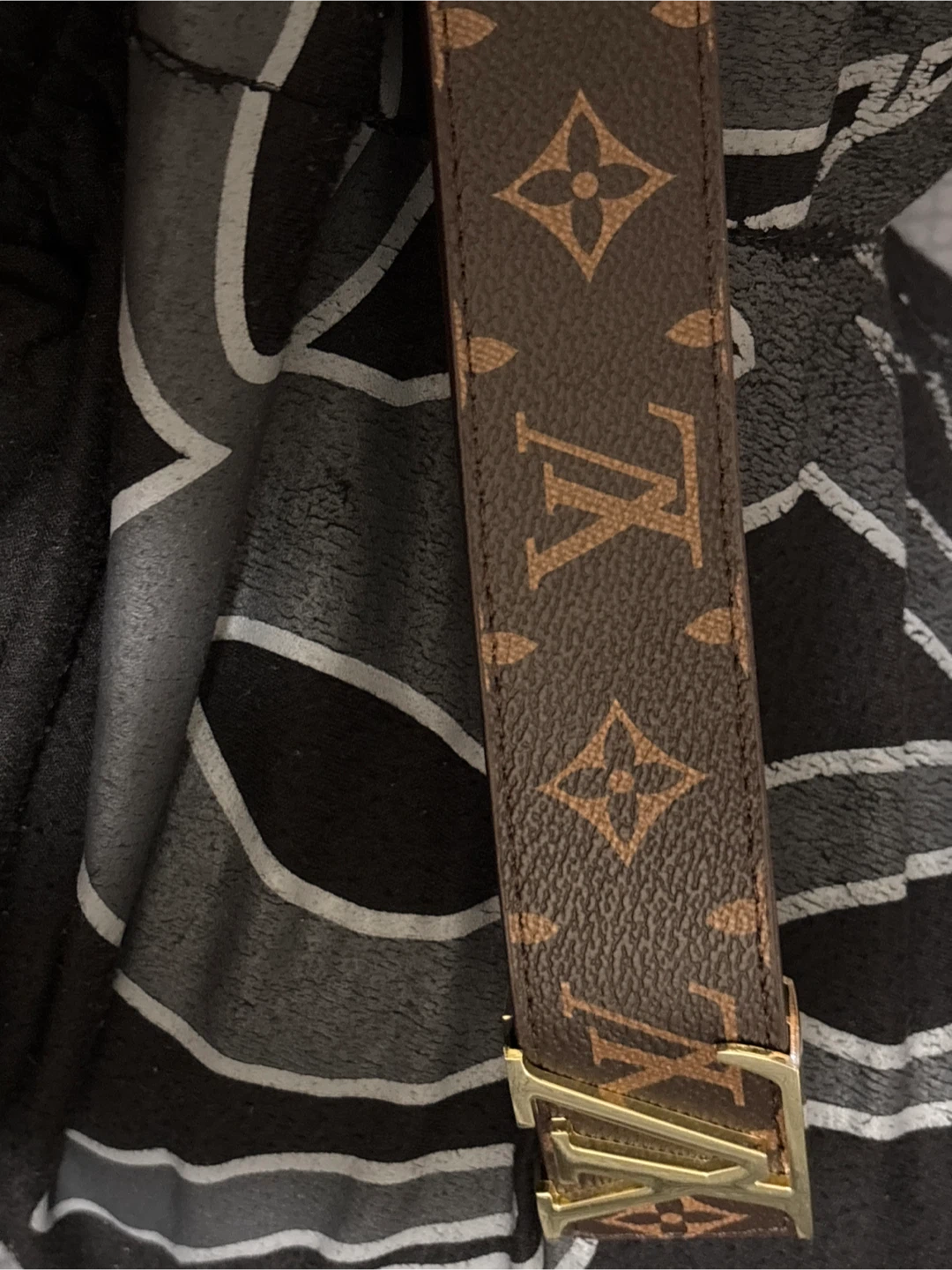 Louis Vuitton Brown Leather Belt Size 42 - photo 5