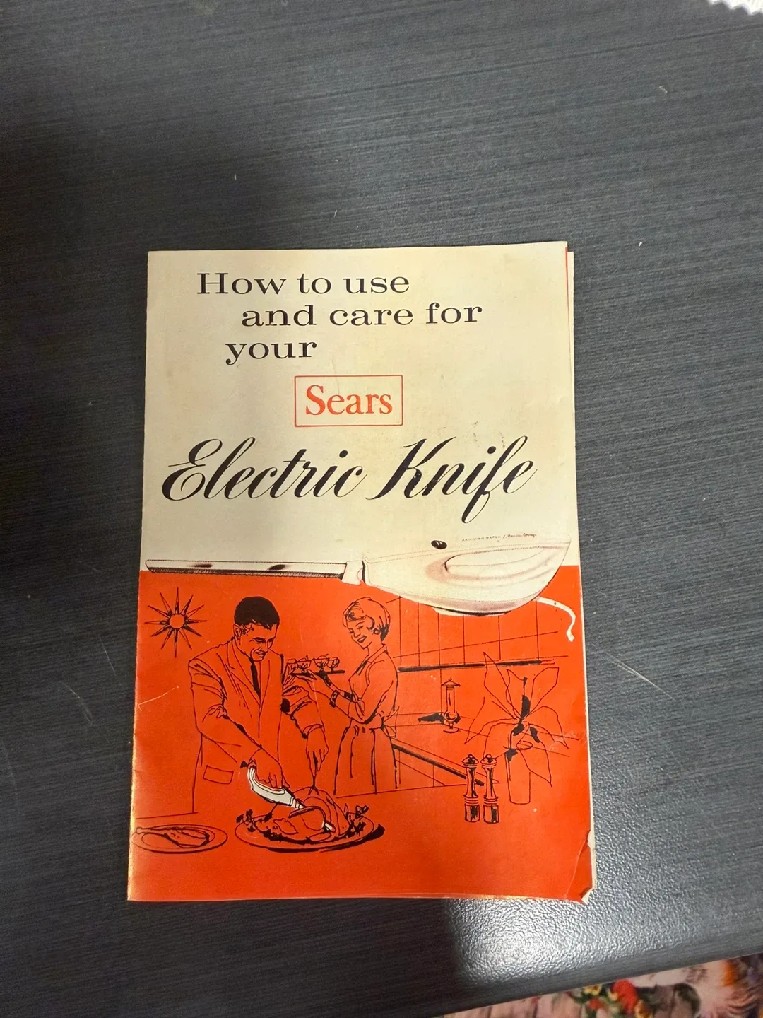 Vintage Sears Electric Knife with Box image indicator(3)