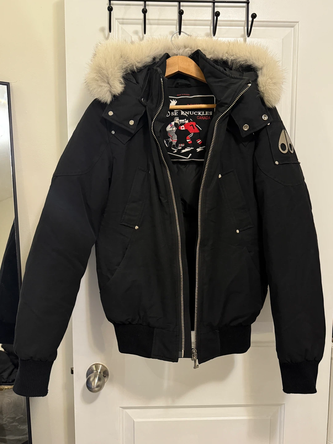 Moose Knuckles Bomber Jacket - Size S