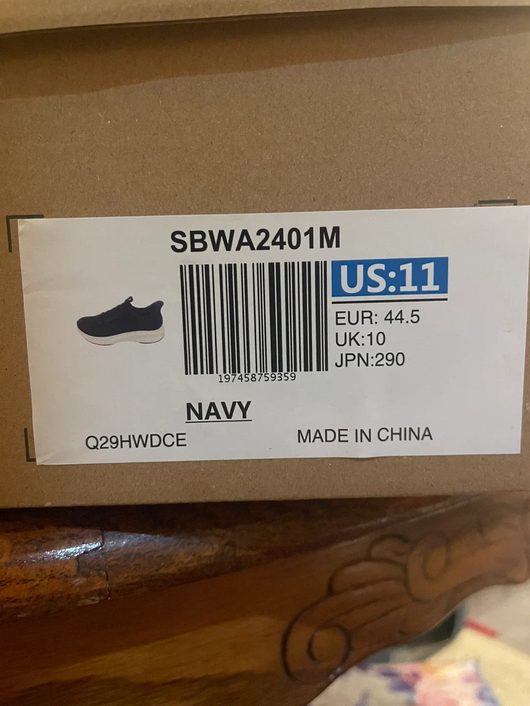 Bruno Marc Navy Sneakers - Size US 11