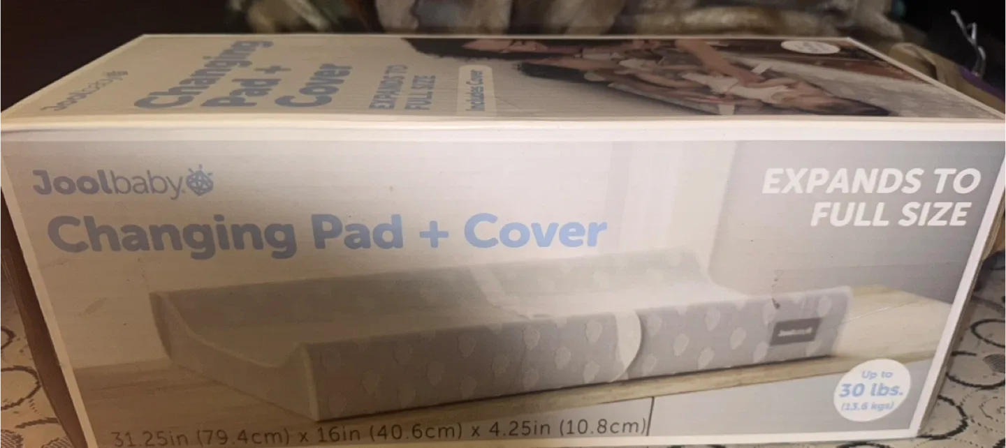 Joolbaby Changing Pad + Cover - Standard Size 🥕 image indicator(2)