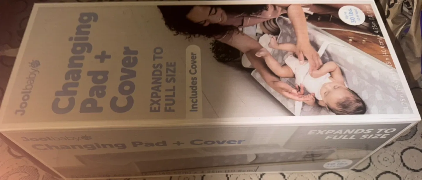 Joolbaby Changing Pad + Cover - Standard Size 🥕 image indicator(4)