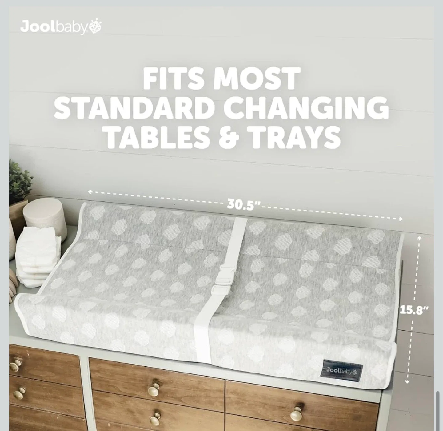 Joolbaby Changing Pad + Cover - Standard Size 🥕 image indicator(3)
