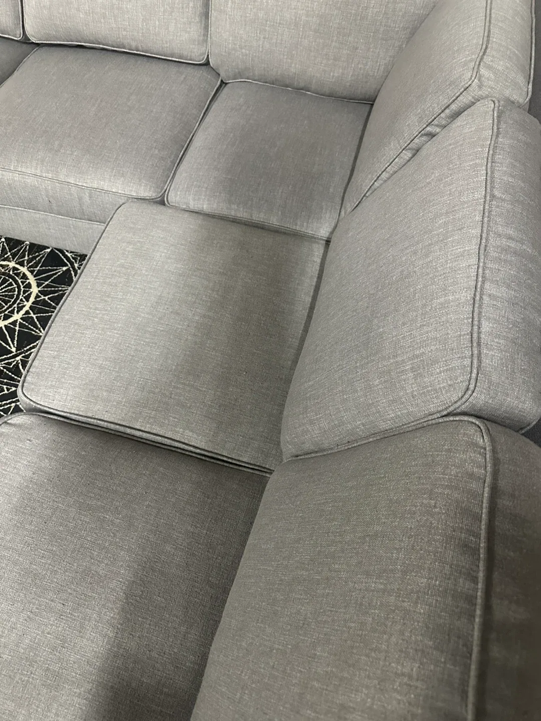 Modern Fabric Sectional in grey, made in Canada 🛋️🇨🇦 image indicator(8)