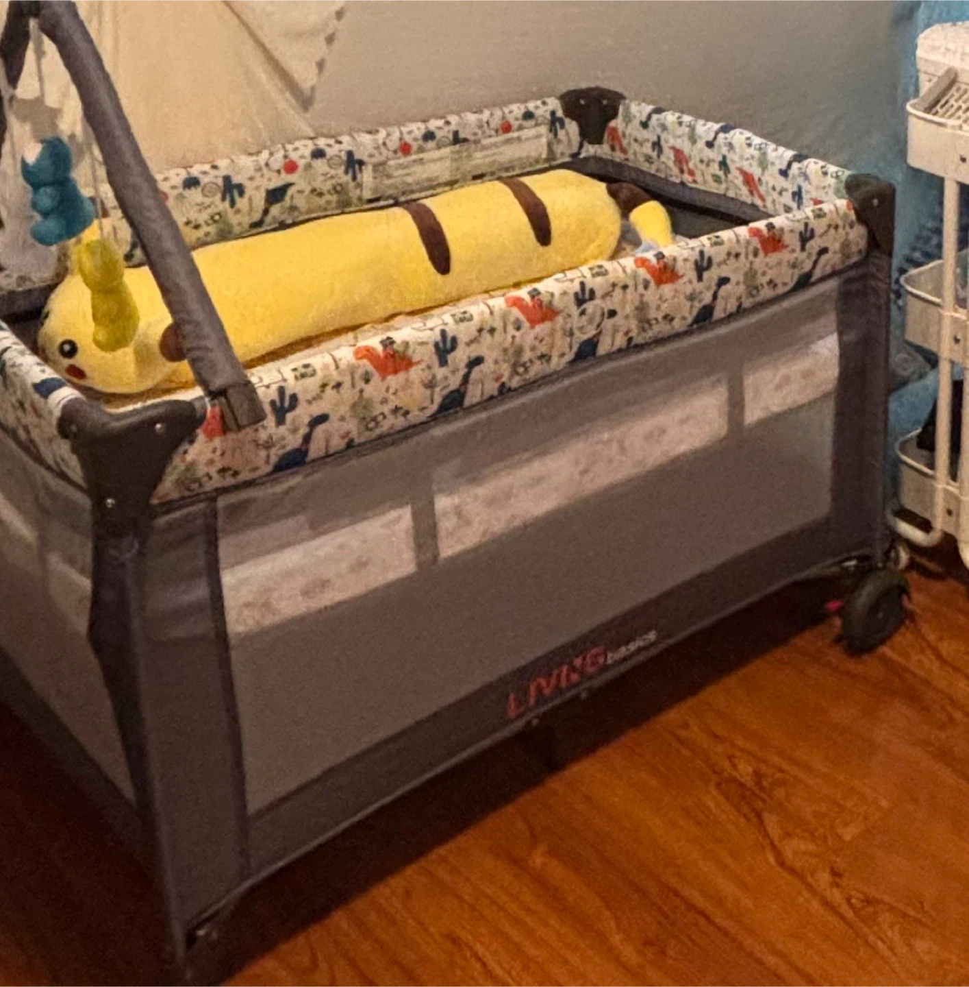 LIVINGbasics Portable Playard - Like New! - photo 2
