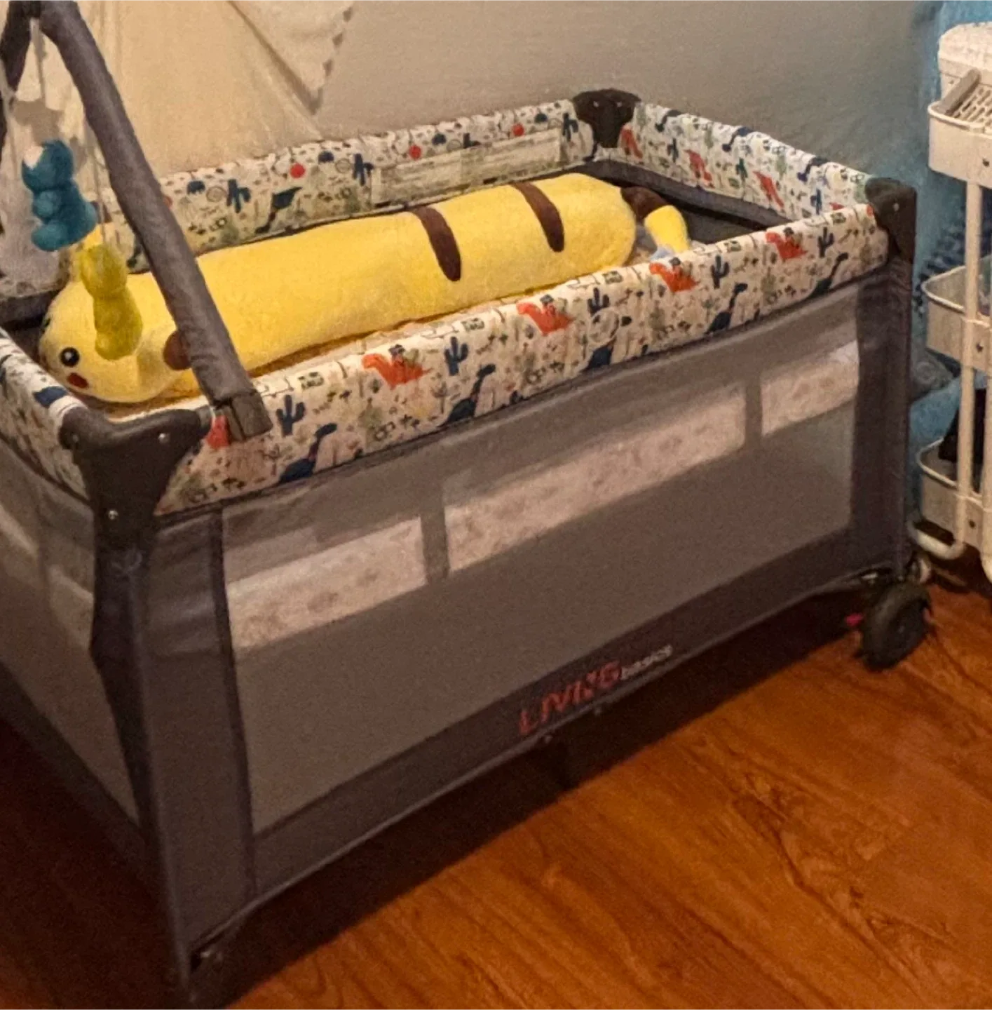 LIVINGbasics Portable Playard - Like New! image indicator(2)