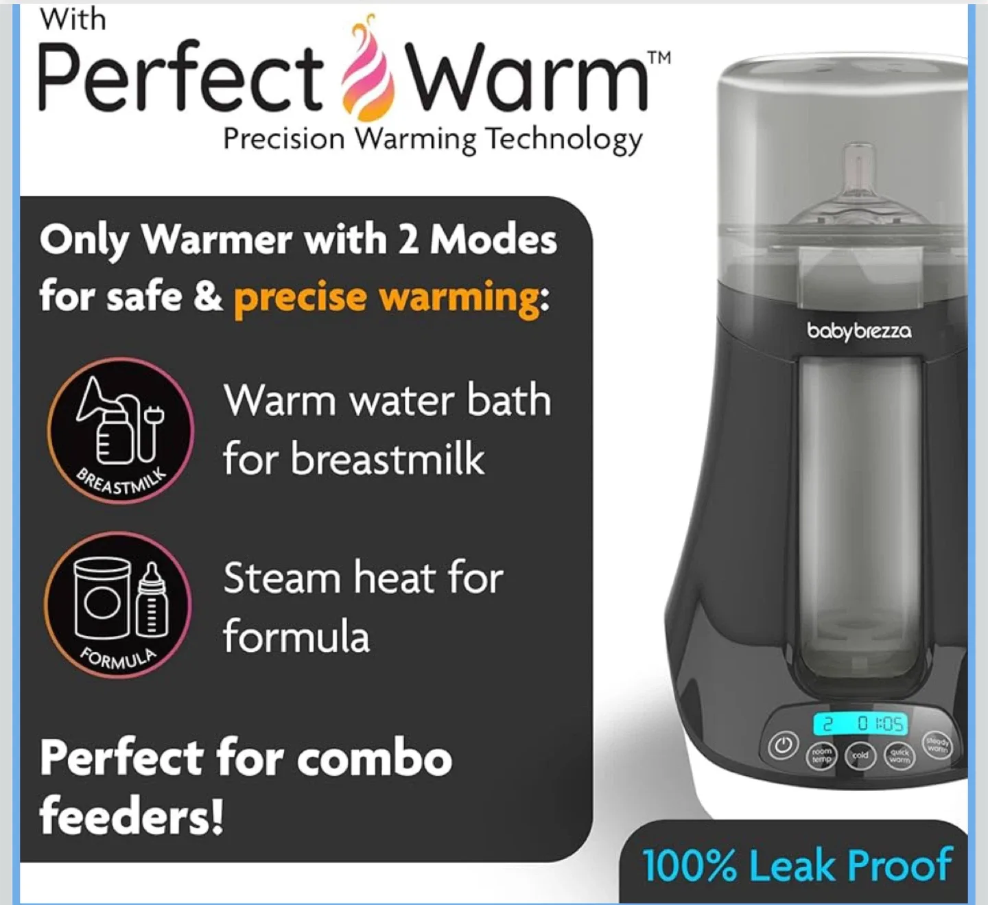 Baby Brezza Safe + Smart Bottle Warmer🥕 image indicator(2)