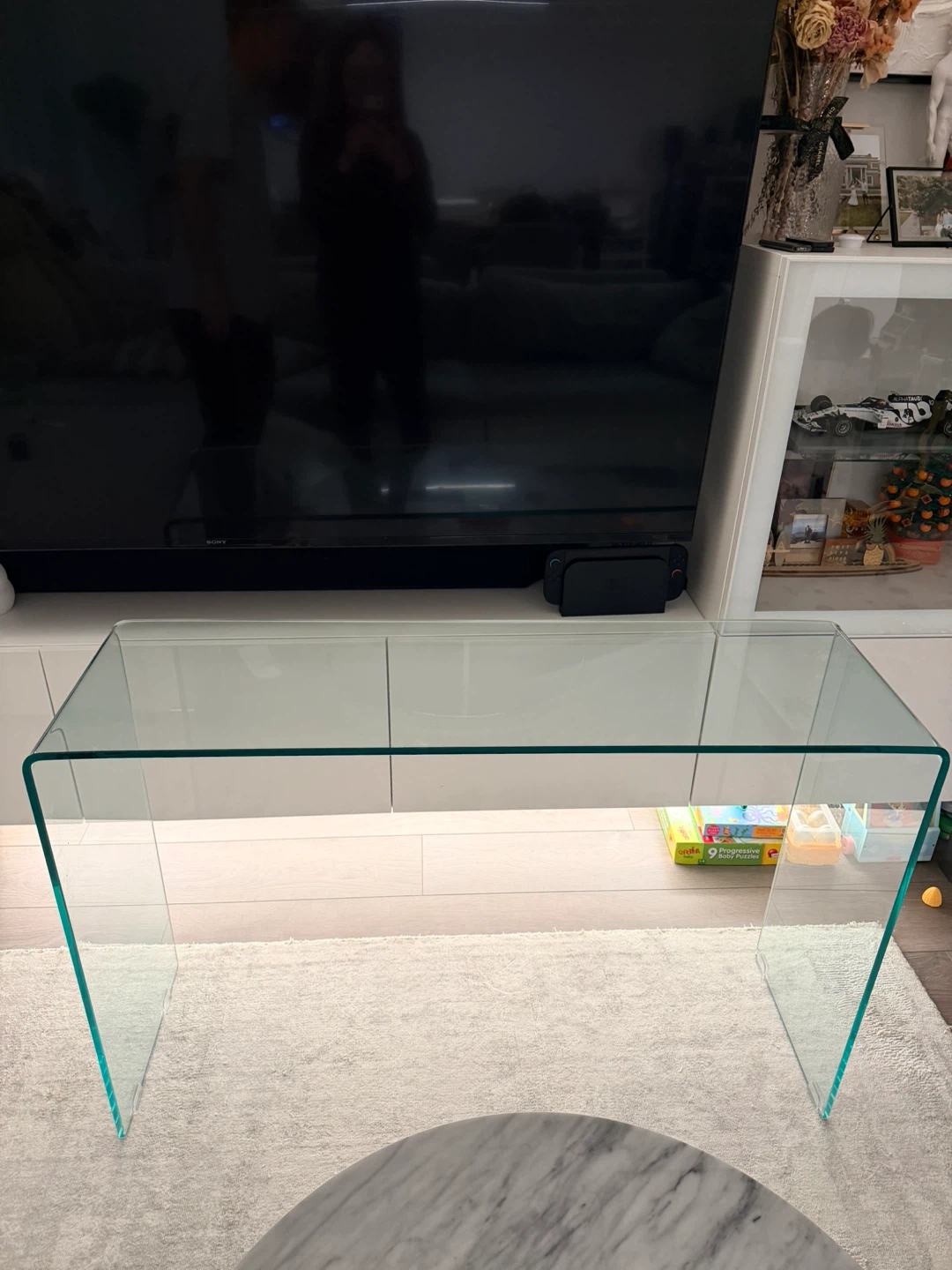 Glass Console Table