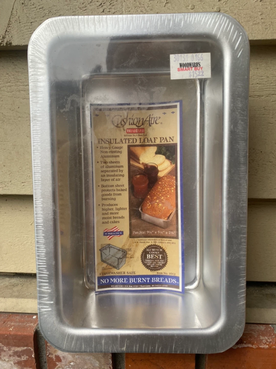 Vintage Loaf Bread Pan Insulated AirBake WearEver USA NEW - photo 2