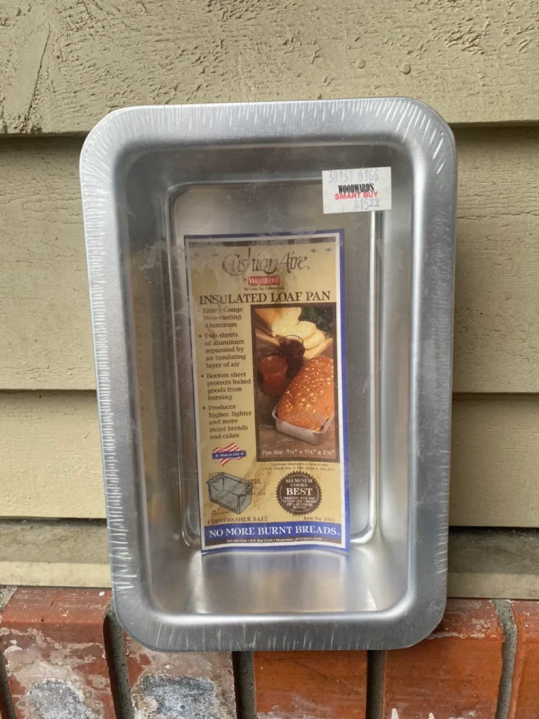 Vintage Loaf Bread Pan Insulated AirBake WearEver USA NEW