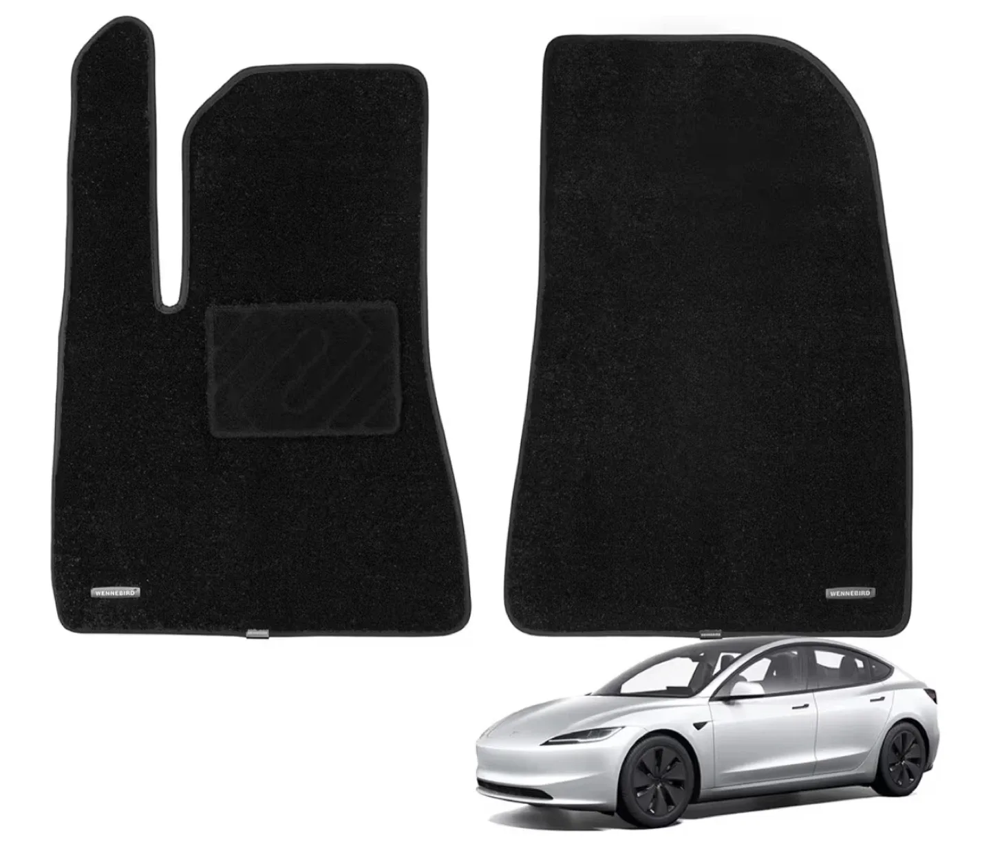 Tesla Model 3 Highland 2024-2026 Superior Front Row Carpets image indicator(7)