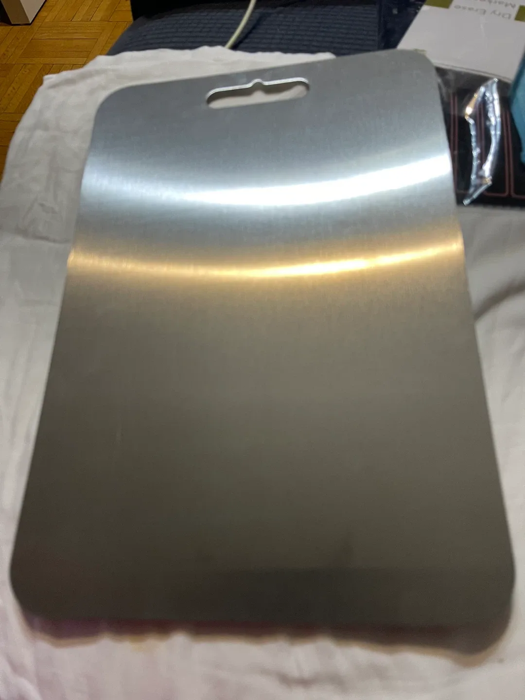 New Heavy Duty Double Sided Cutting Board  Stainless steel(M) image indicator(4)