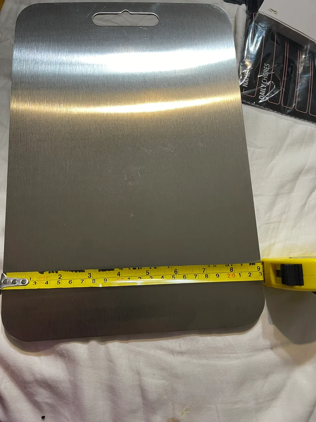 New Heavy Duty Double Sided Cutting Board  Stainless steel(M) image indicator(5)